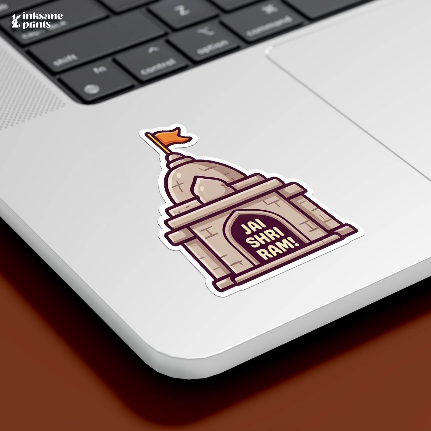 Jai Shree Ram Temple Sticker