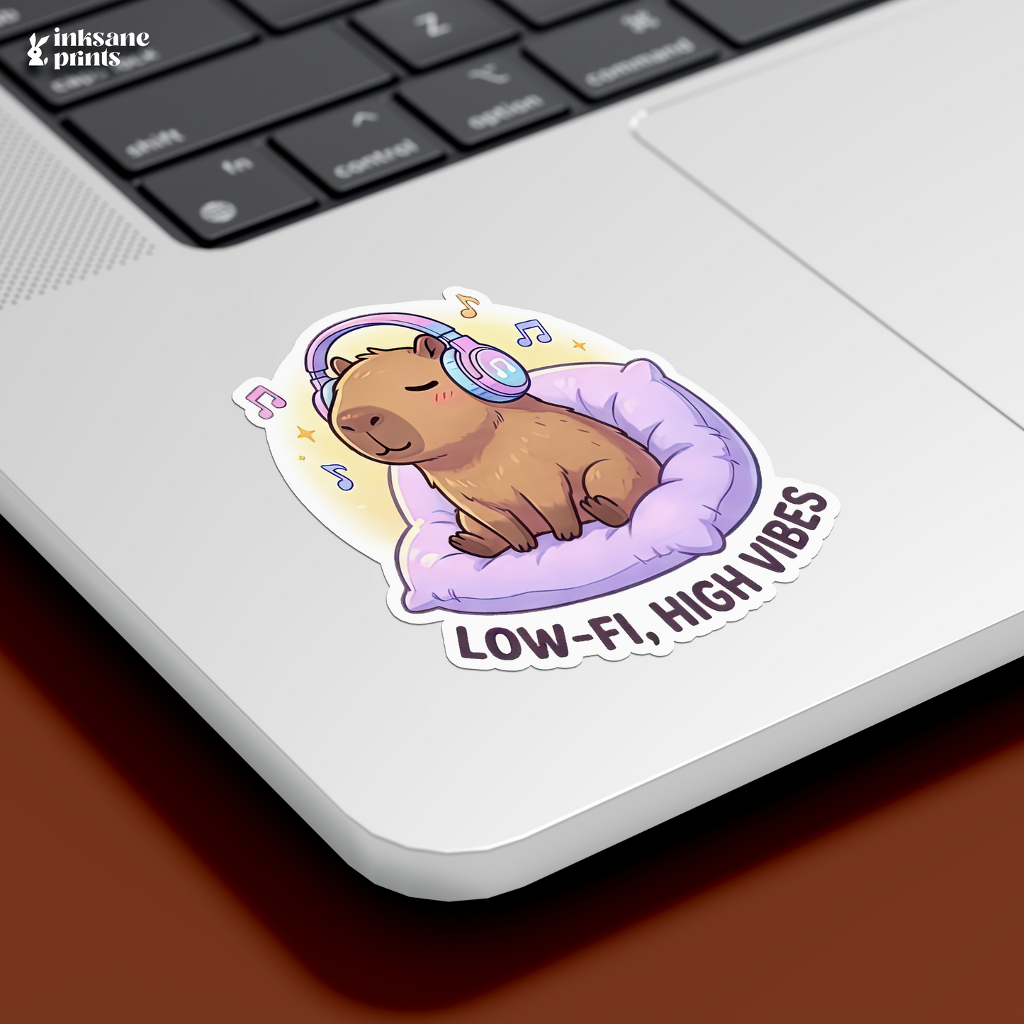 Low-Fi, High Vibes Sticker