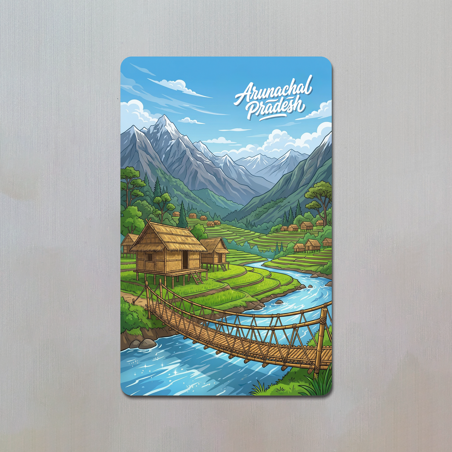 Arunachal Pradesh Fridge Magnet
