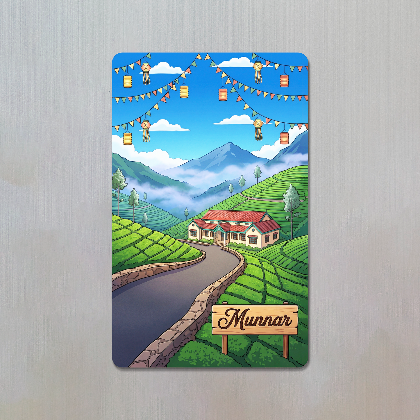 Munnar Fridge Magnet