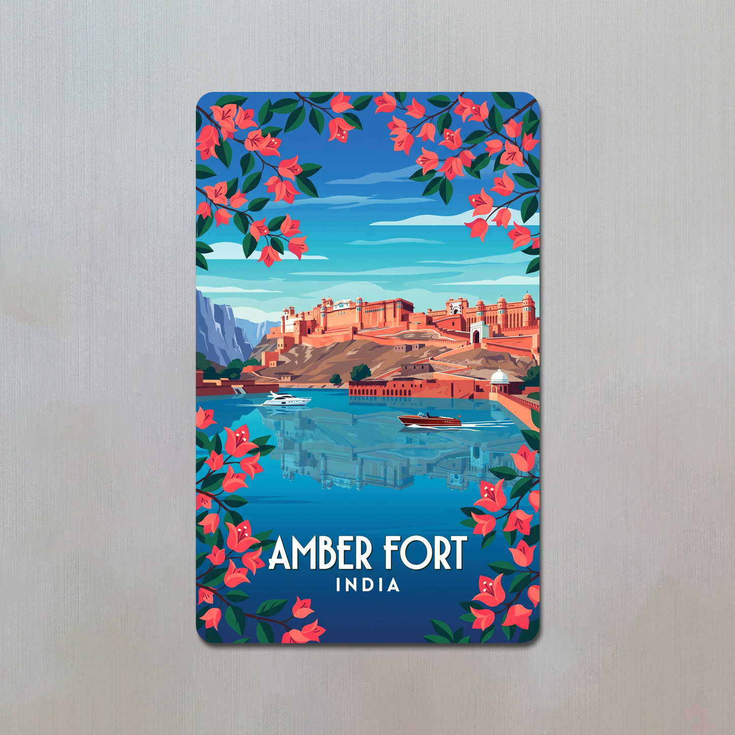 Amber Fort Fridge Magnet
