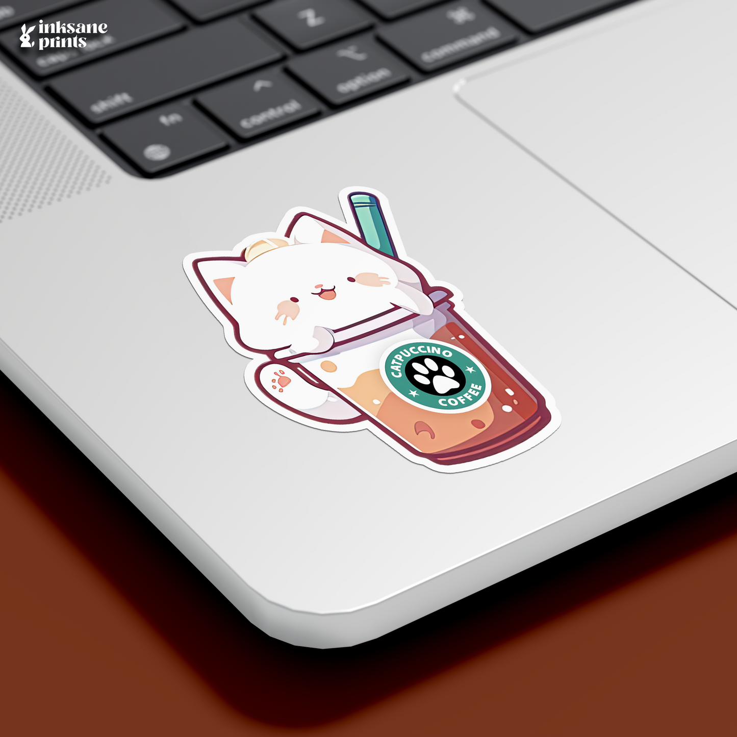 Catpuccino Coffee Sticker