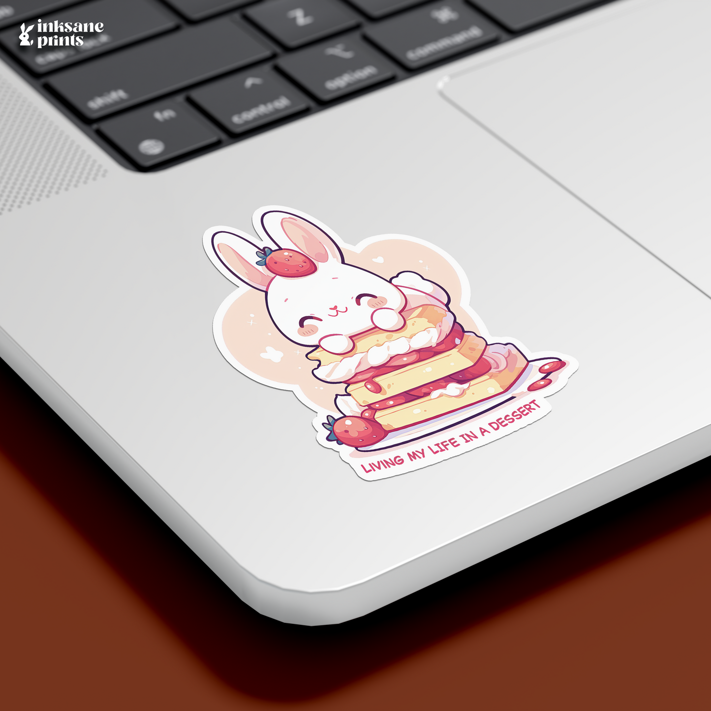 Living My Life In A Dessert Sticker