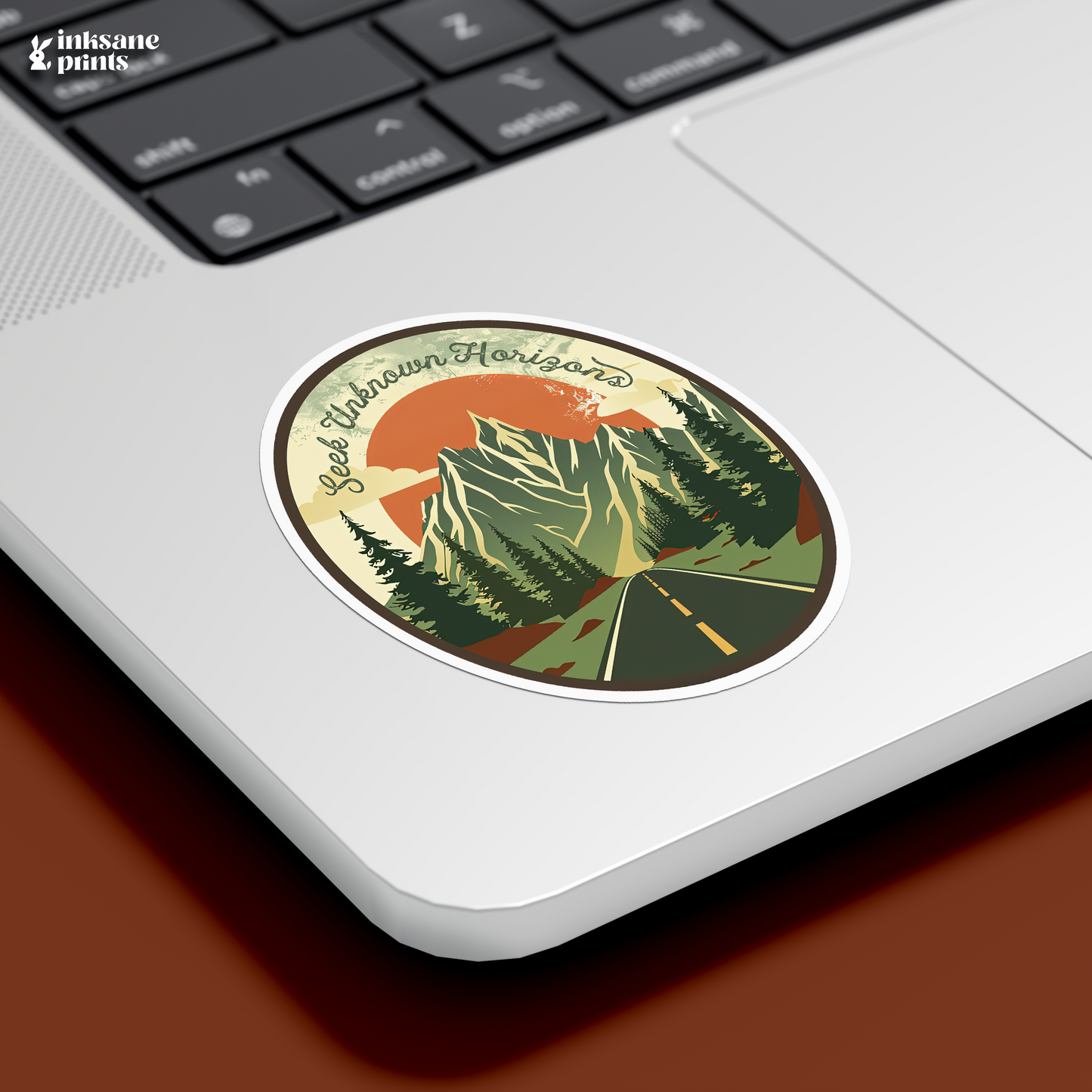 Seek Unknown Horizons Sticker