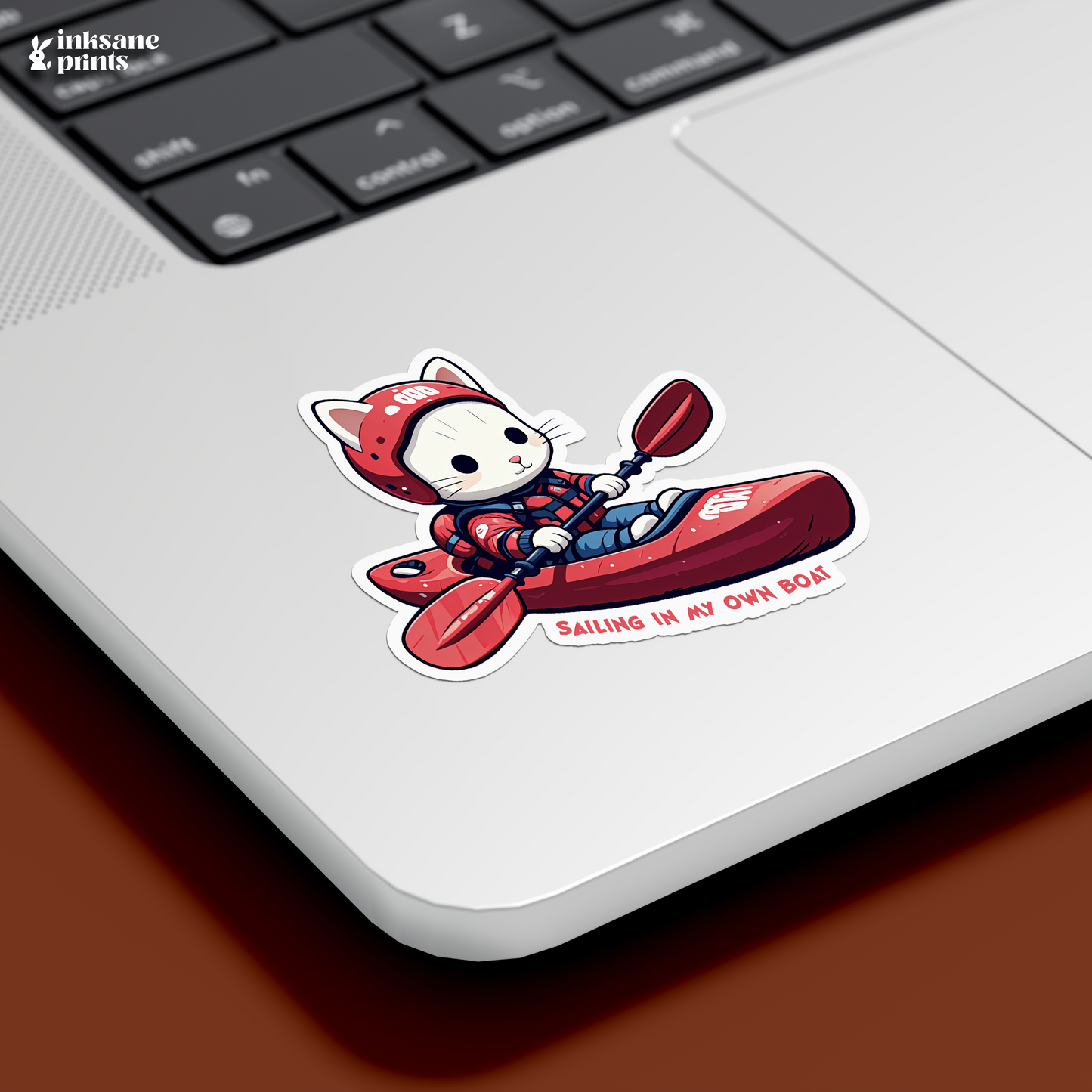 Sailing In My Own Boat Sticker