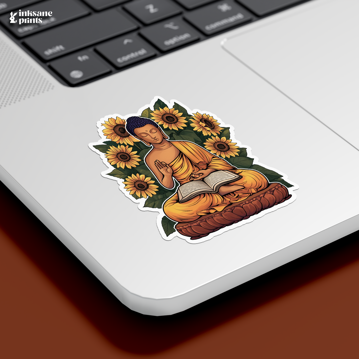Meditating Buddha Sticker