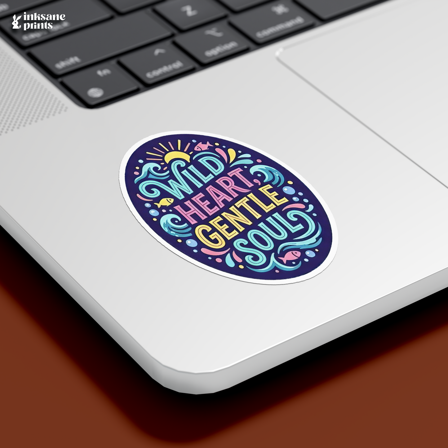 Wild Heart, Gentle Soul Sticker