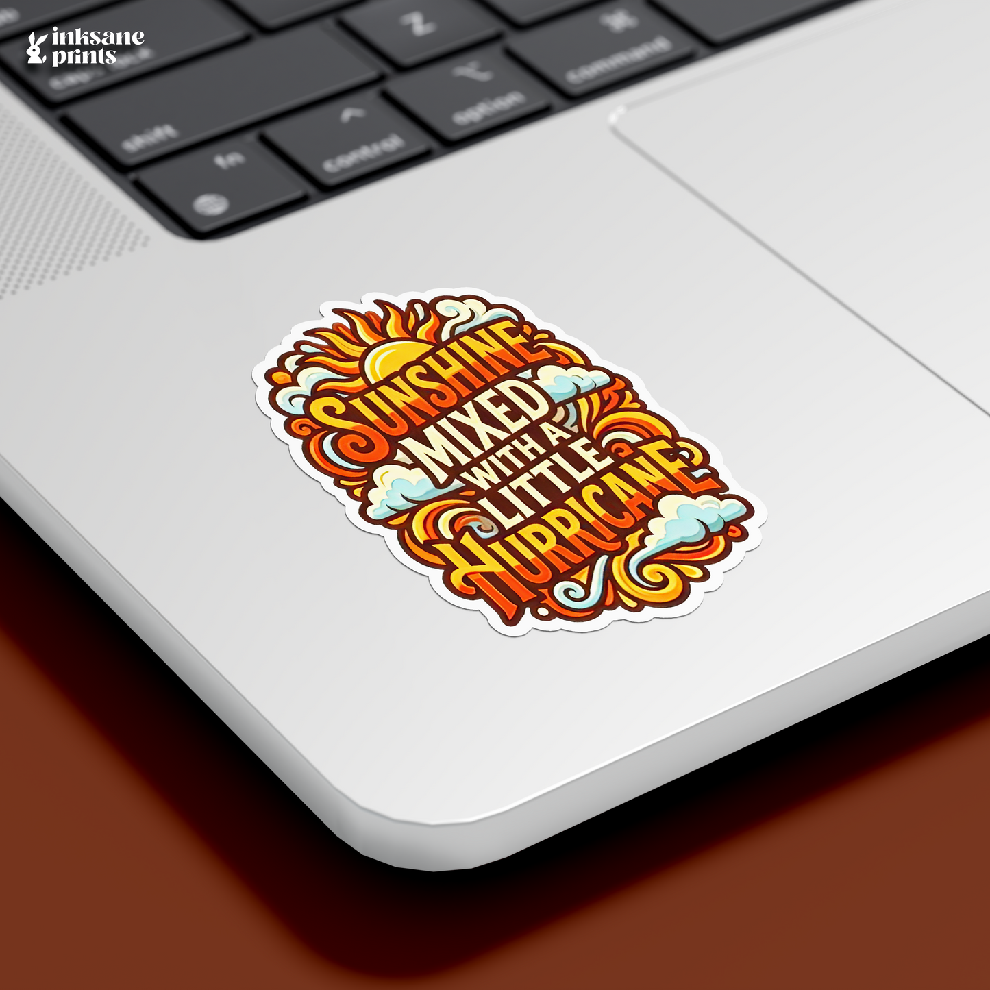 Sunshine Mixed a Little Hurricane Sticker