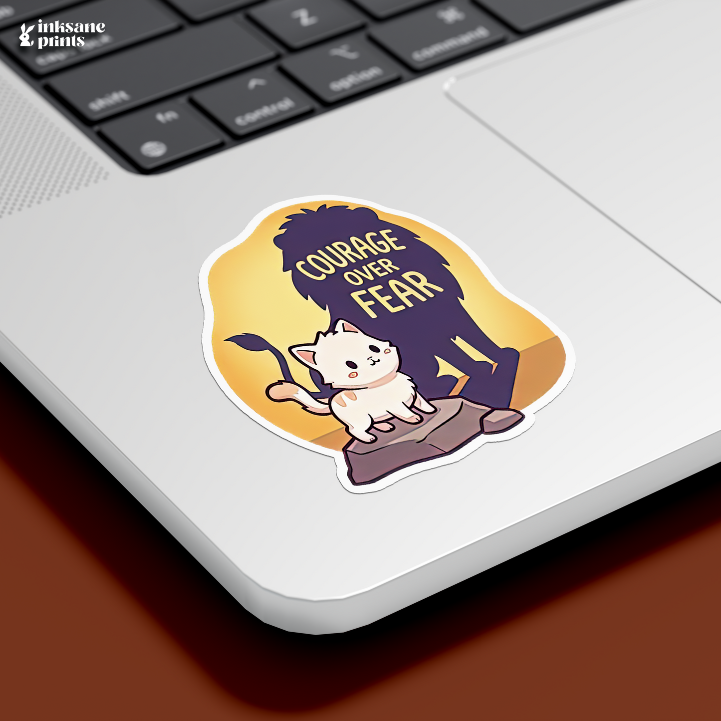 Courage Over Fear Sticker