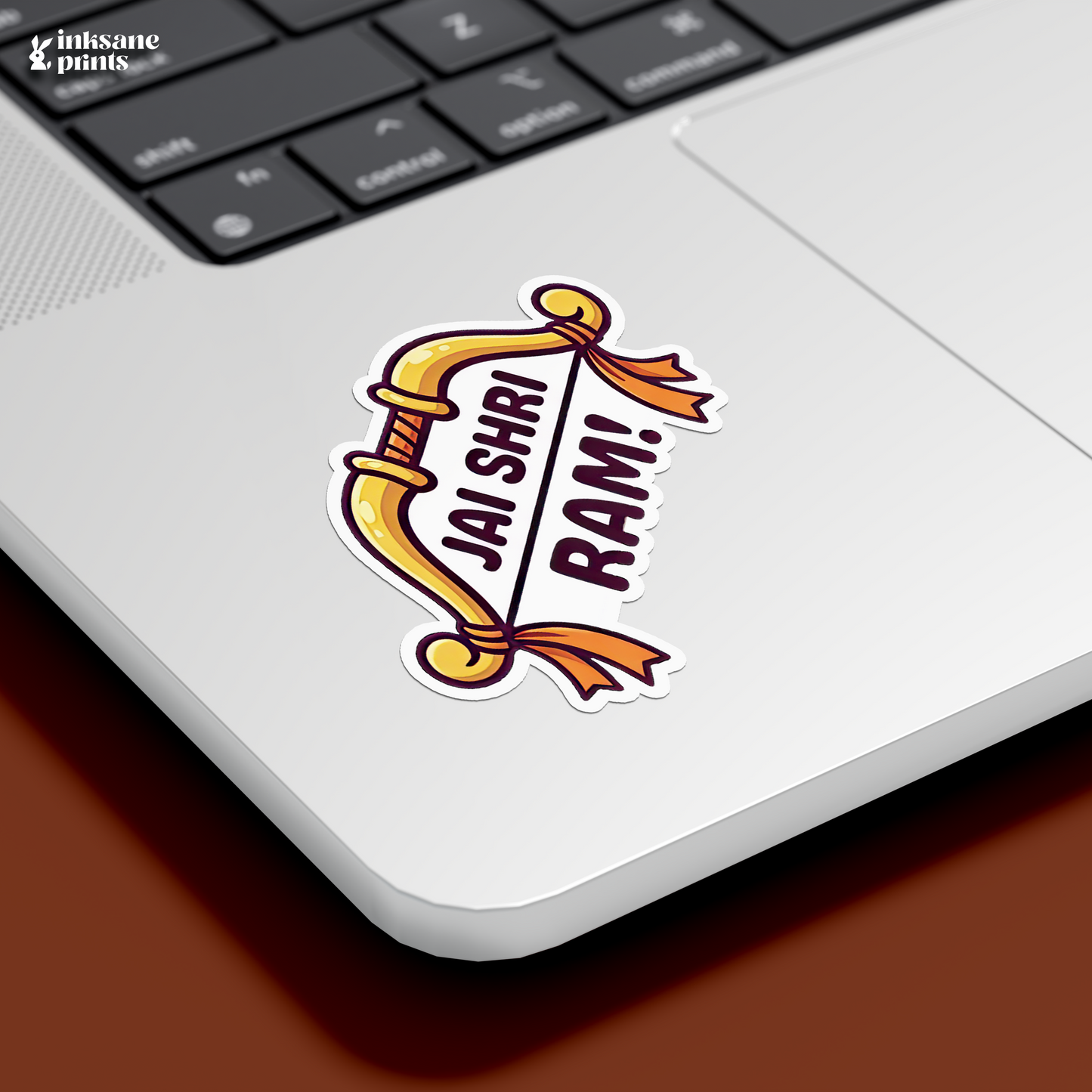 Jai Shree Ram Bow Sticker