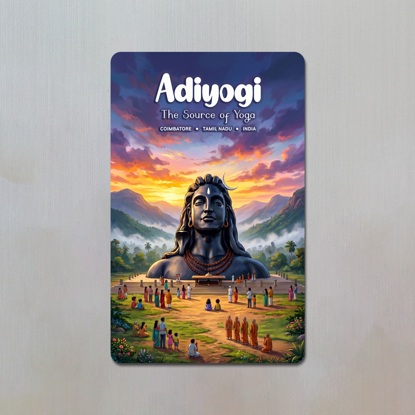 Adiyogi Fridge Magnet