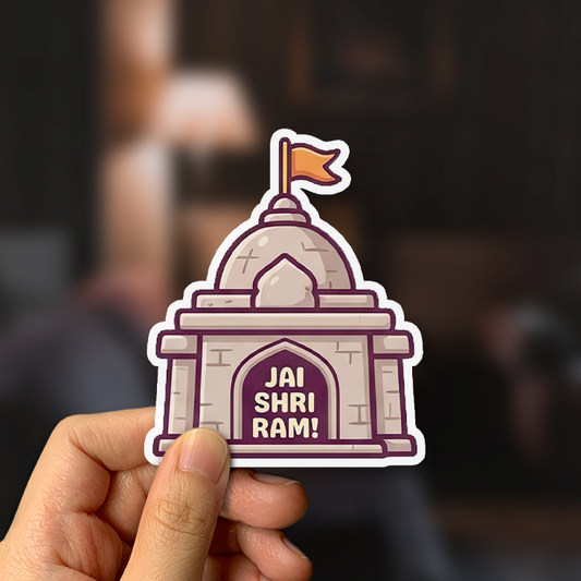 Jai Shree Ram Temple Sticker