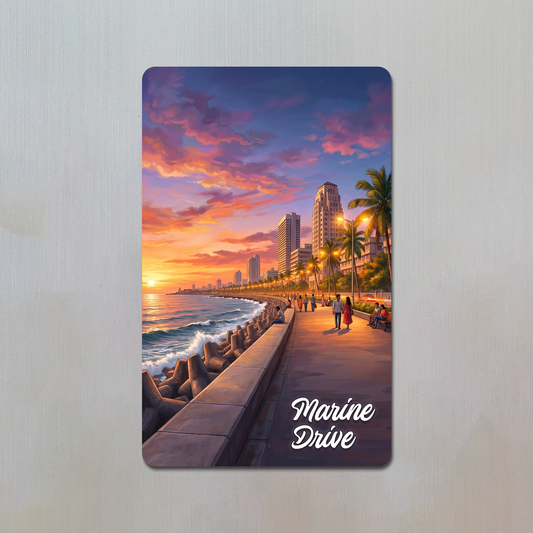 Marine Drive Fridge Magnet