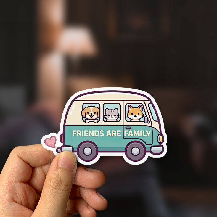 Friends Are Family Sticker