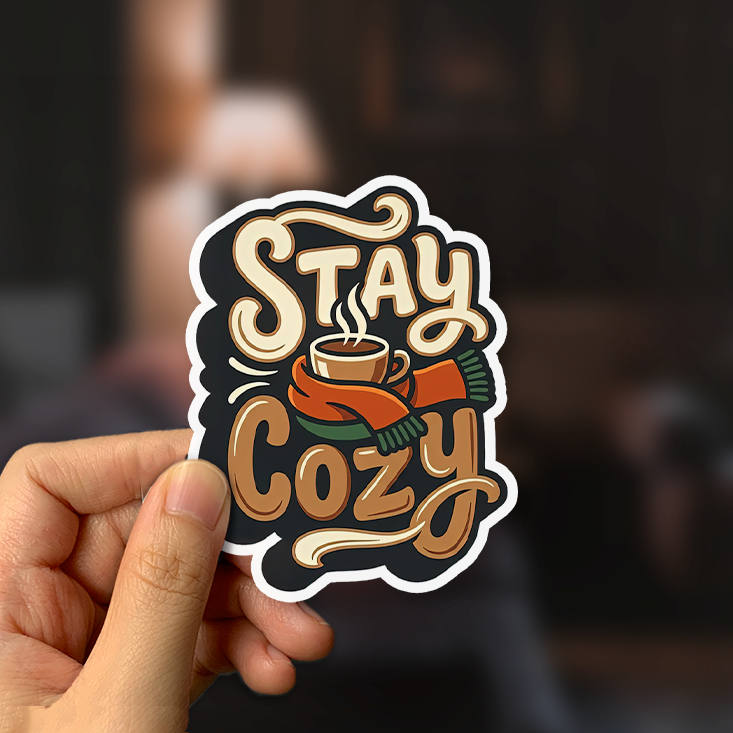 Stay Cozy Sticker