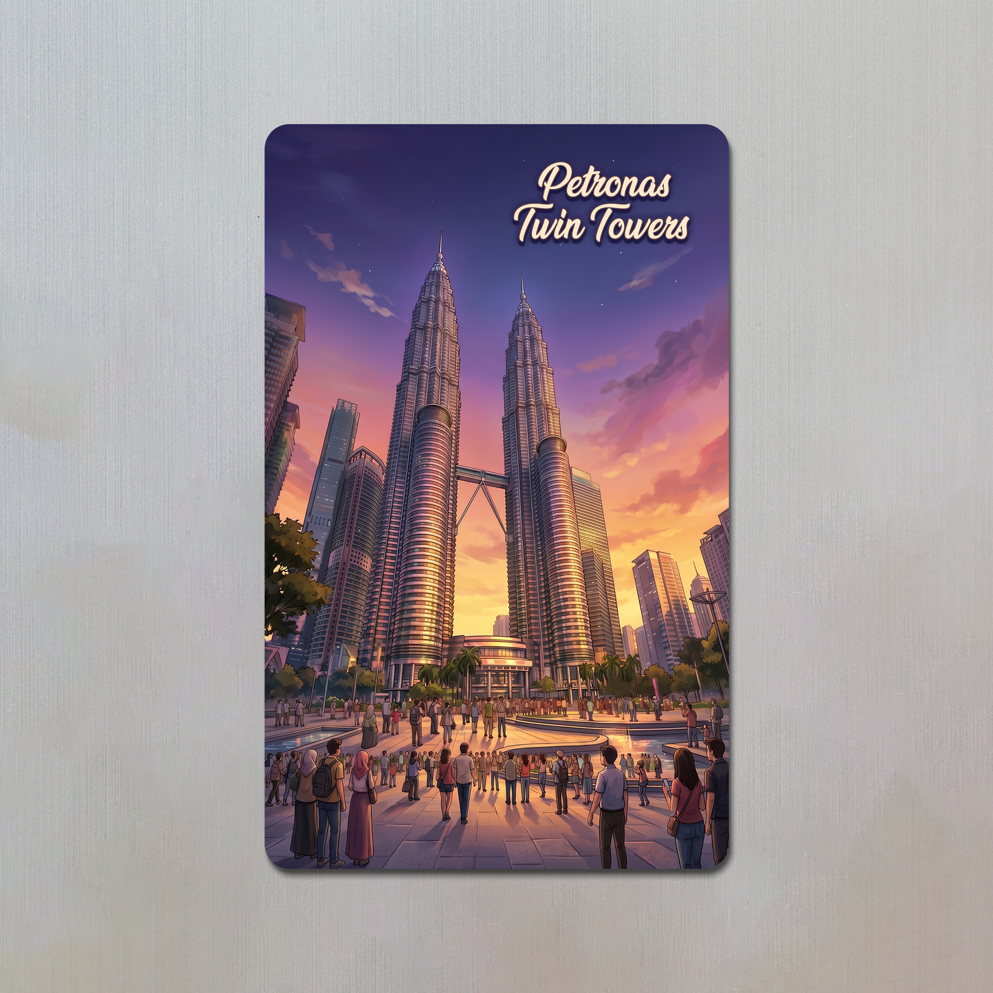 Petronas Twin Towers Fridge Magnet