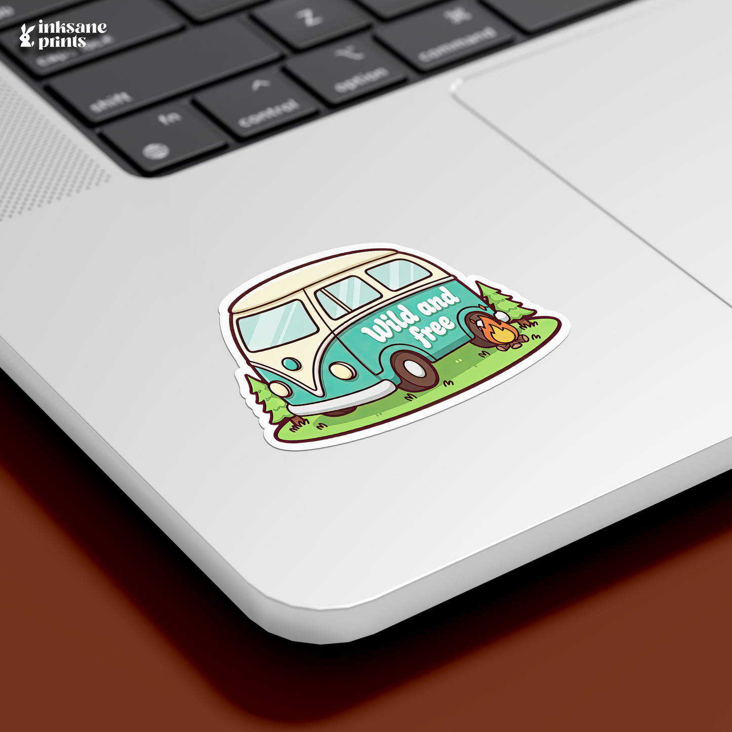 Wild And Free Sticker