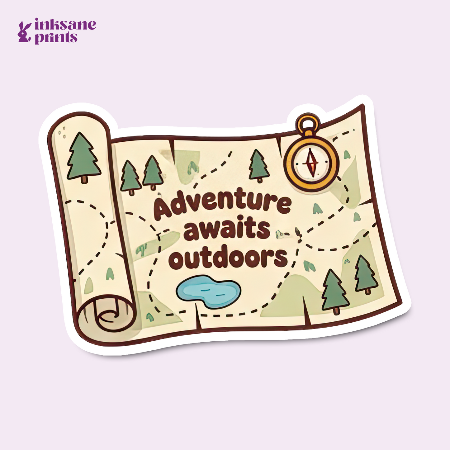 Adventure Awaits Outdoors Sticker