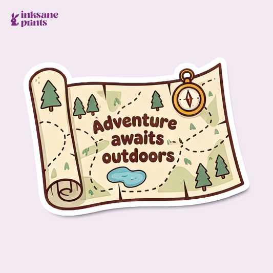 Adventure Awaits Outdoors Sticker