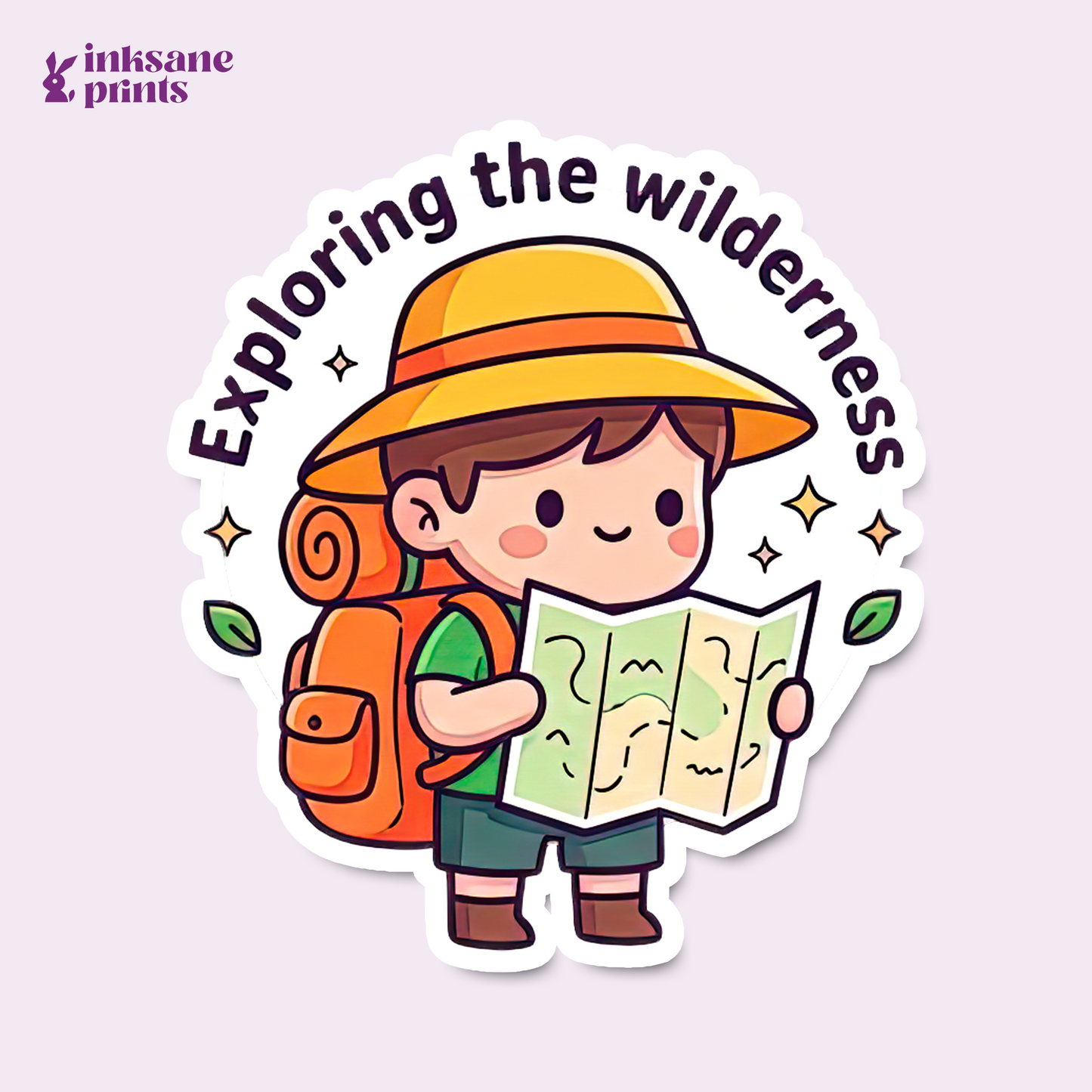 Exploring the Wilderness Sticker