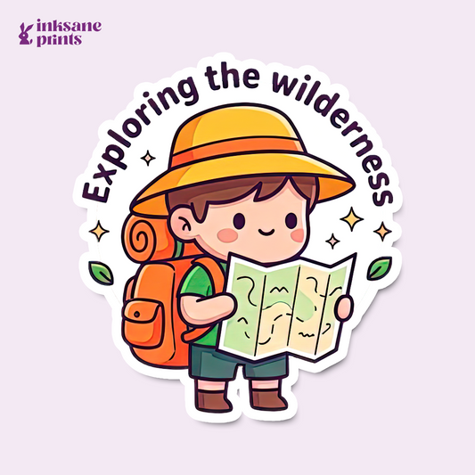 Exploring the Wilderness Sticker
