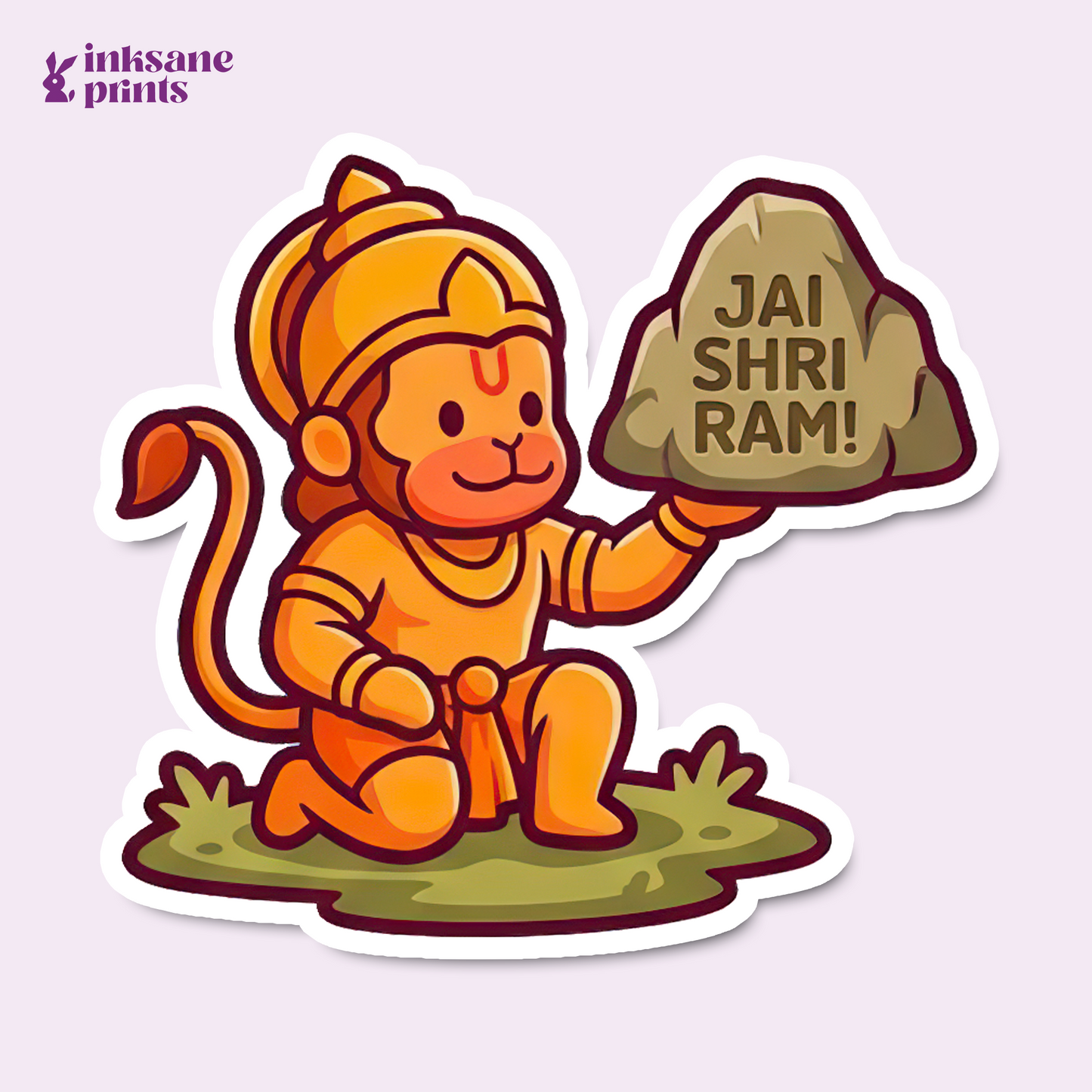 Jai Shree Ram Hanuman Sticker
