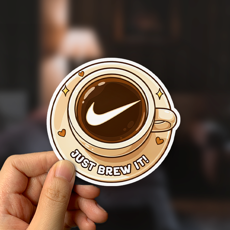 Just Brew It! Sticker