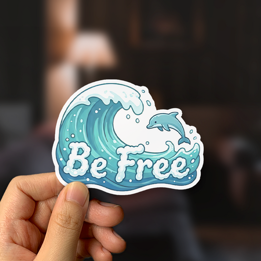 Be Free Sticker