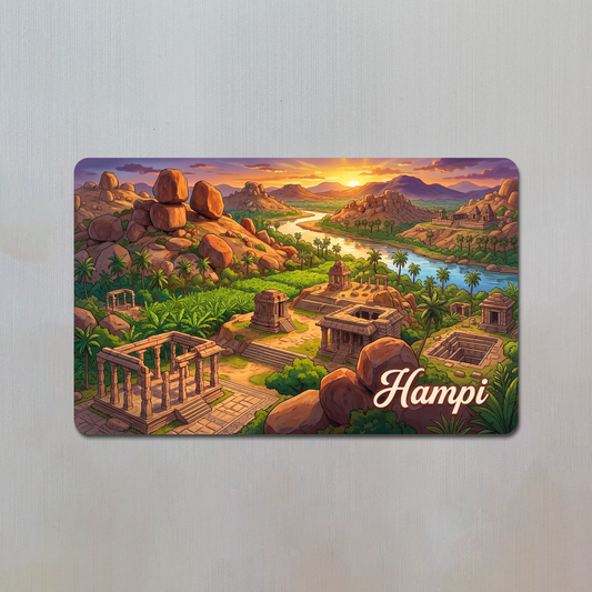 Hampi Fridge Magnet