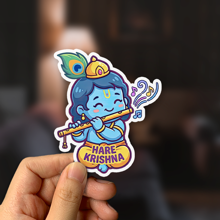 Hare Krishna Sticker