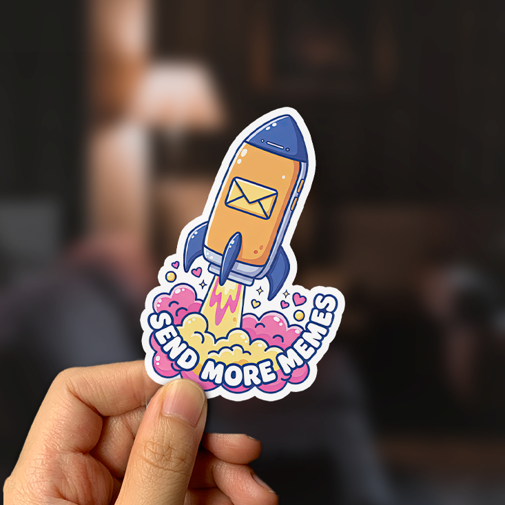 Send More Memes Sticker