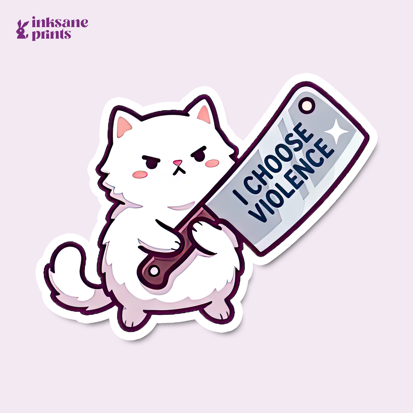 I Choose Violence Sticker