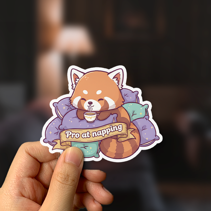 Pro At Napping Sticker