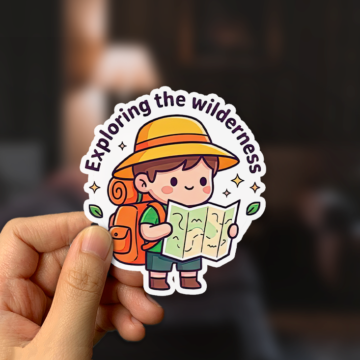 Exploring the Wilderness Sticker