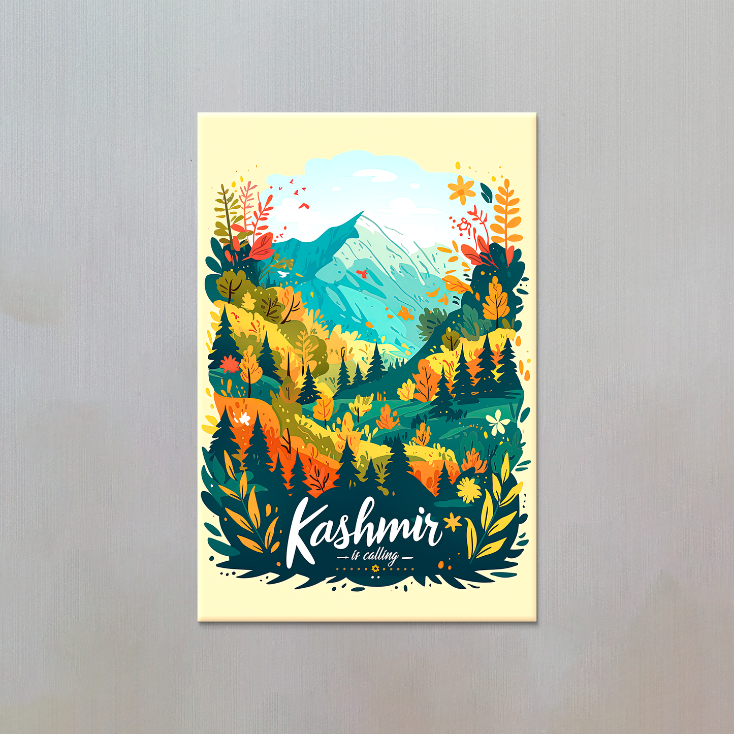 Kashmir Fridge Magnet