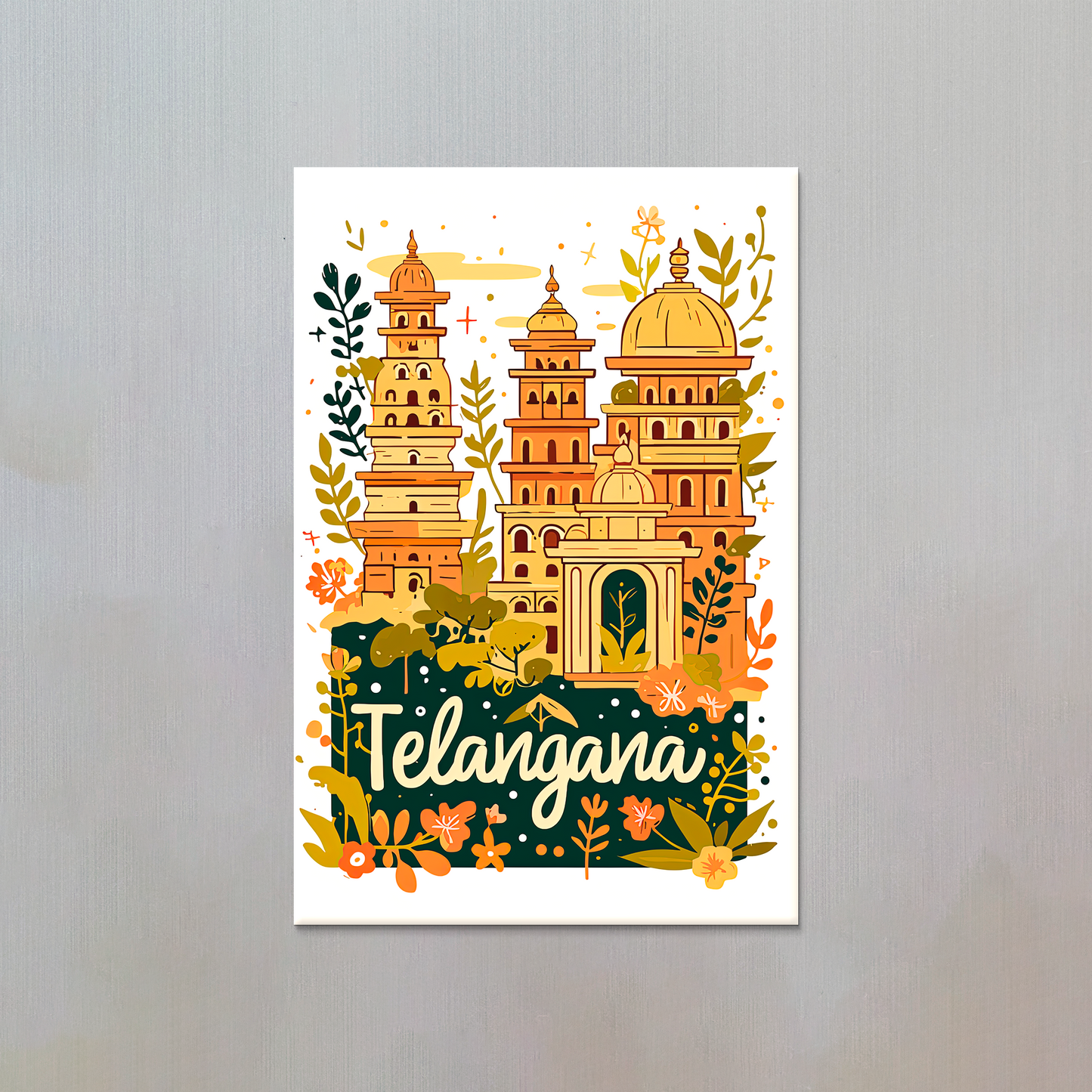 Telangana Fridge Magnet