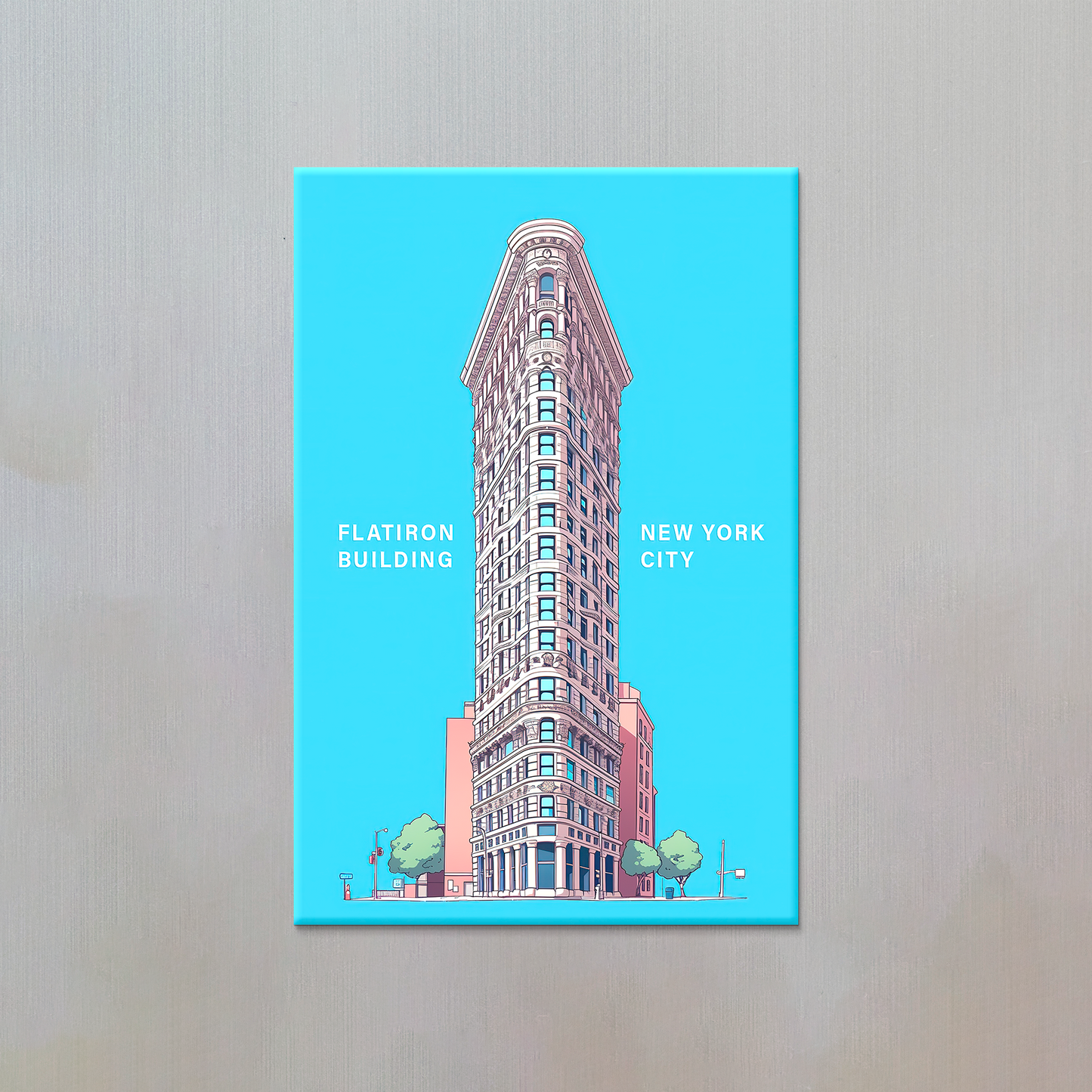 Flat Iron NYC Fridge Magnet