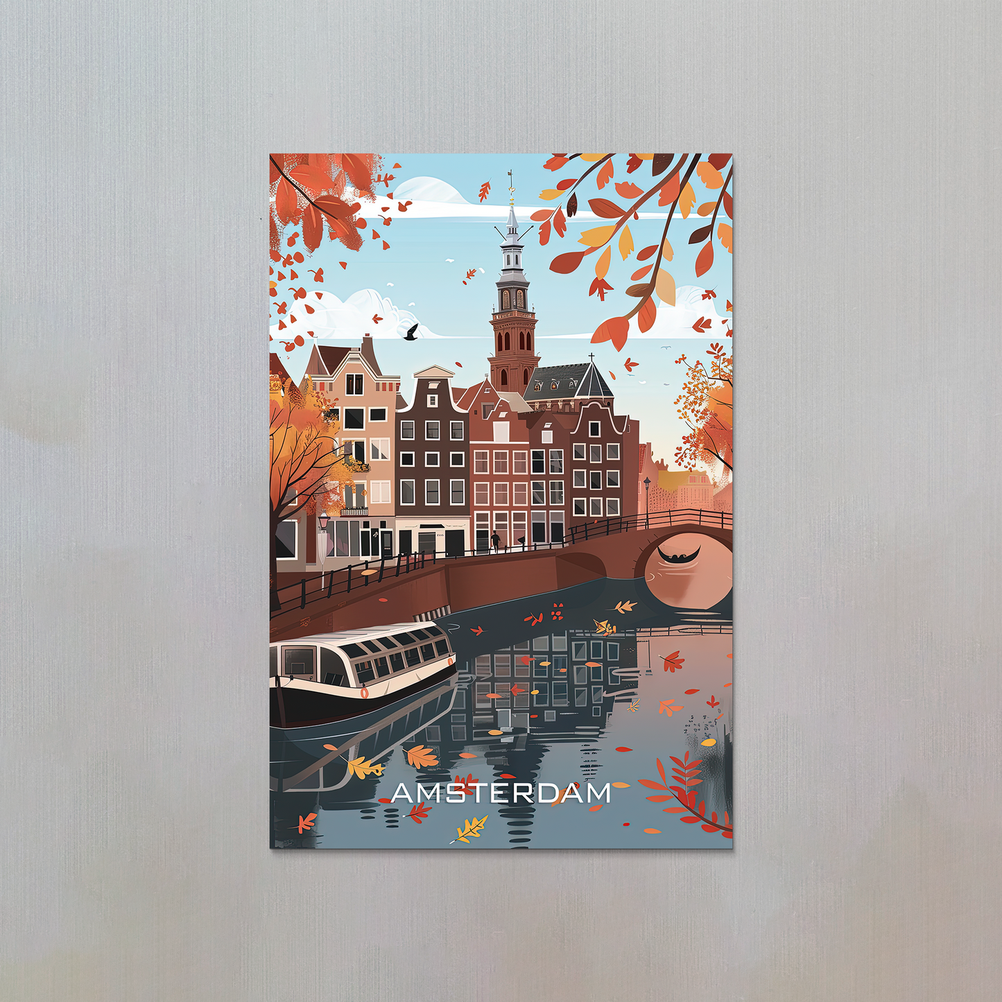 Amsterdam Fridge Magnet