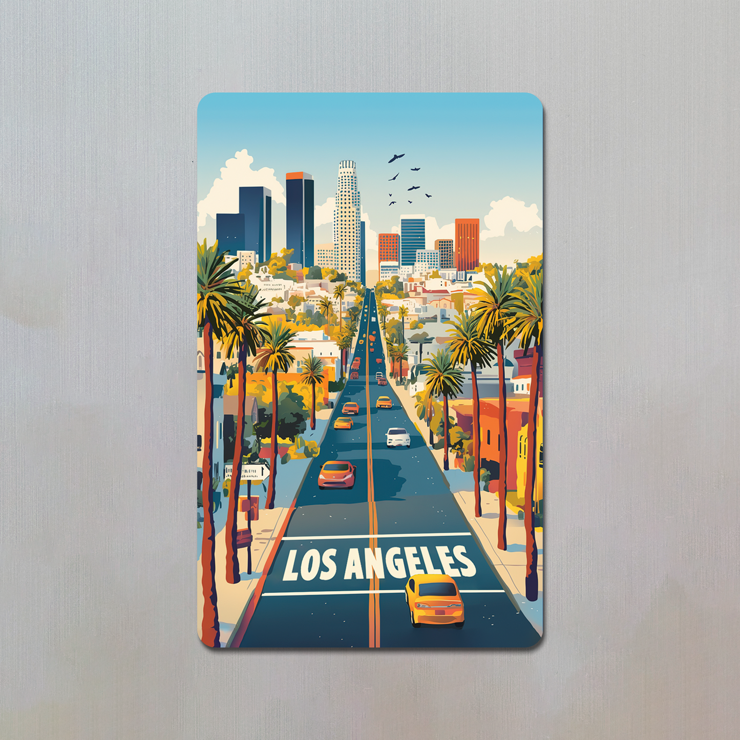 Los Angeles Fridge Magnet