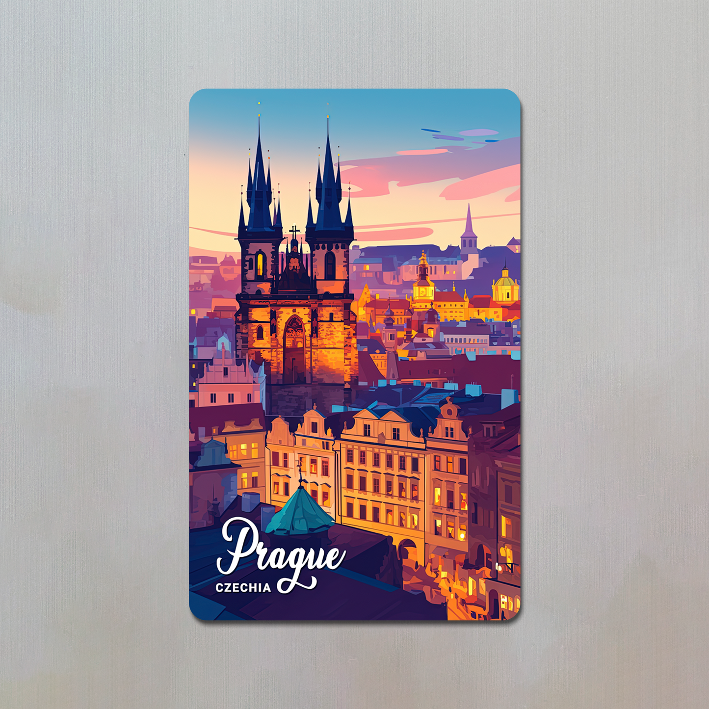 Prague Fridge Magnet