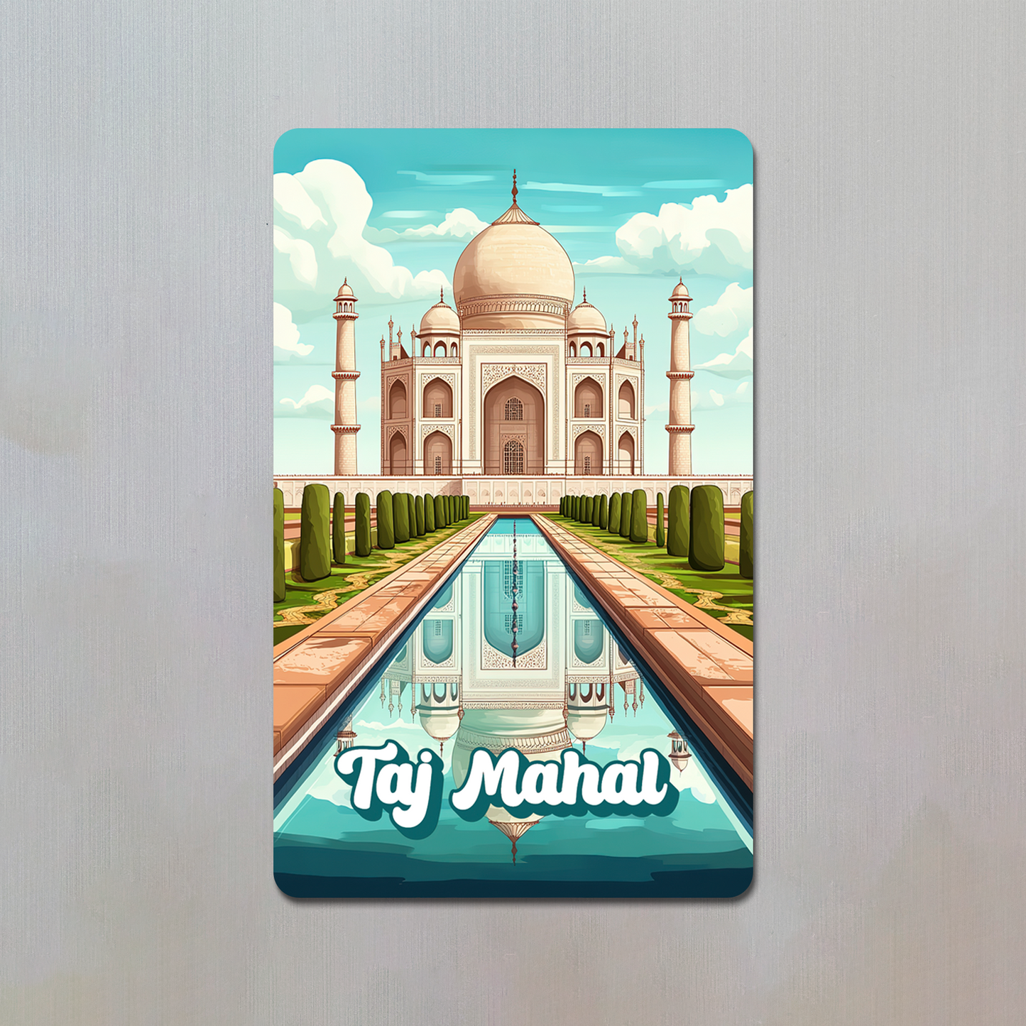 Taj Mahal Fridge Magnet