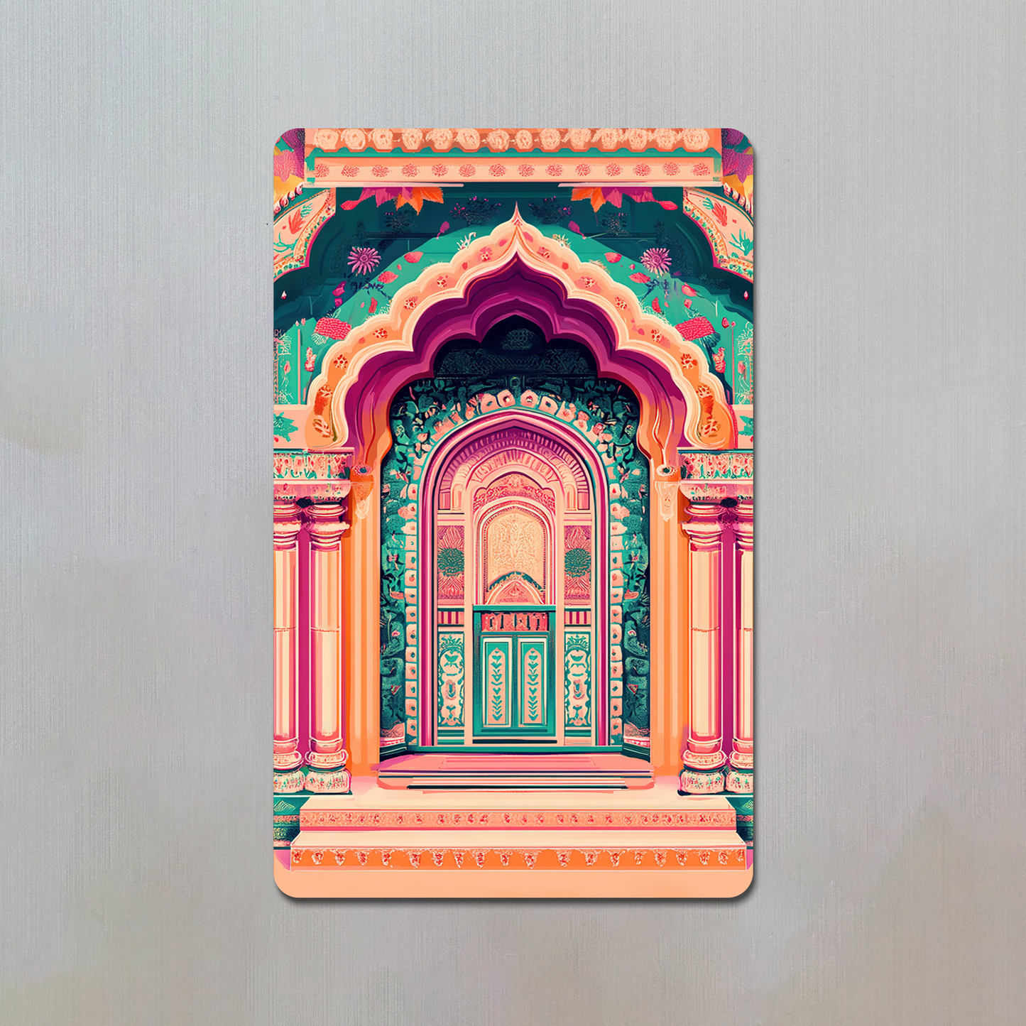 Traditonal Indian Darwaza Fridge Magnet