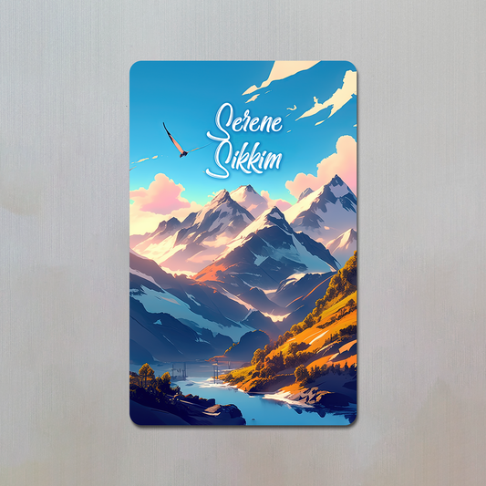 Serene Sikkim Fridge Magnet