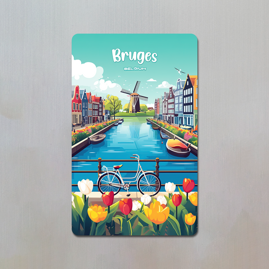 Bruges Fridge Magnet