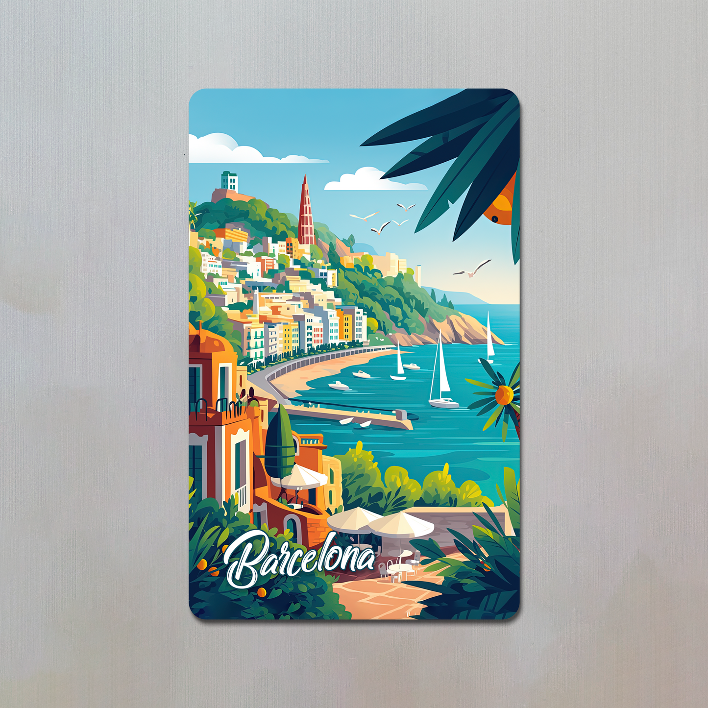 Barcelona Fridge Magnet