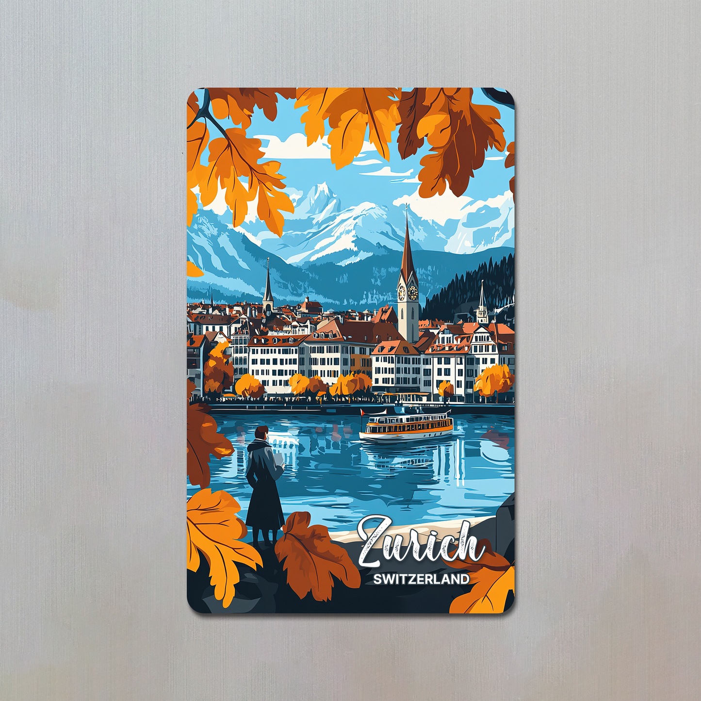 Zurich Fridge Magnet