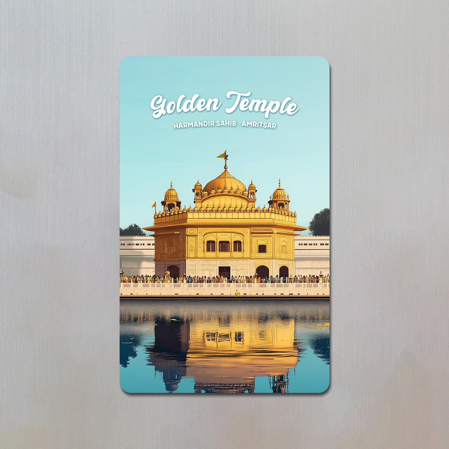 Golden Temple Fridge Magnet