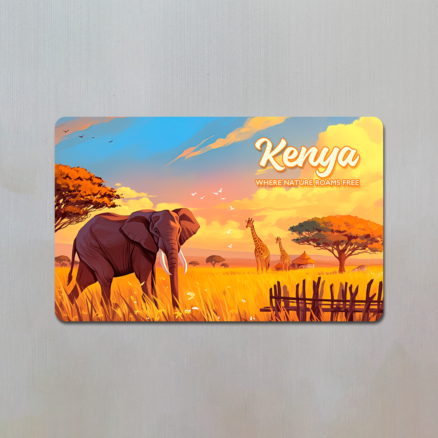 Kenya Fridge Magnet