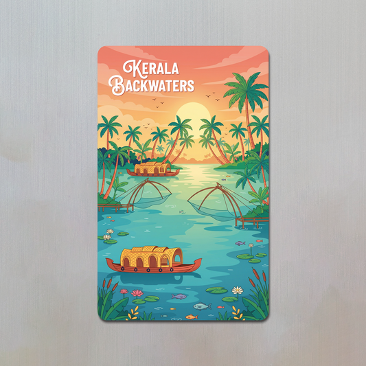 Kerala Backwaters Fridge Magnet