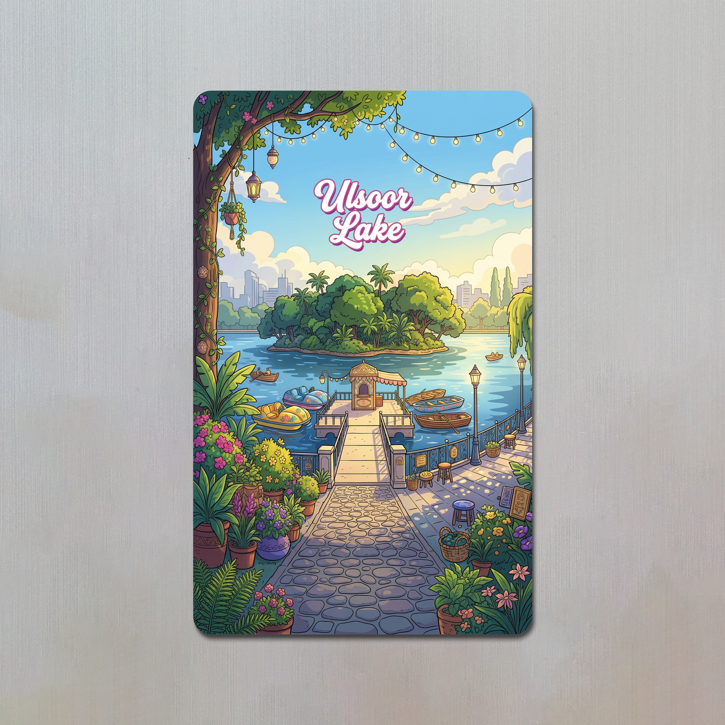 Ulsoor Lake Fridge Magnet